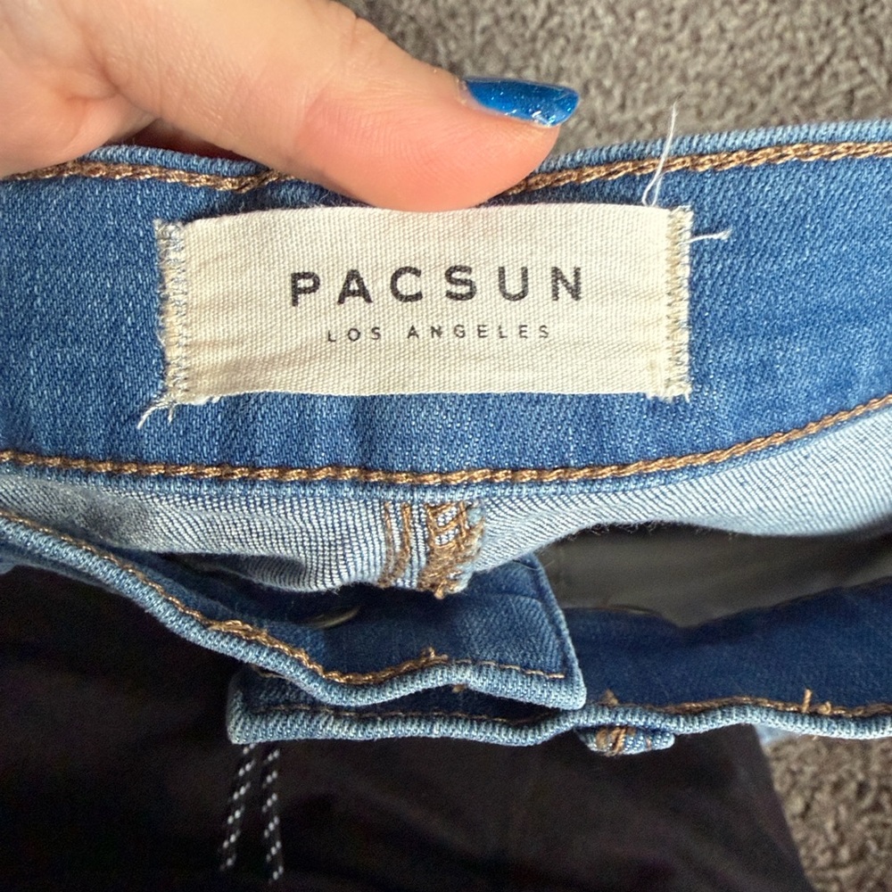 PacSun Light Blue Ankle Jeggings size 24 - Picture 3 of 5